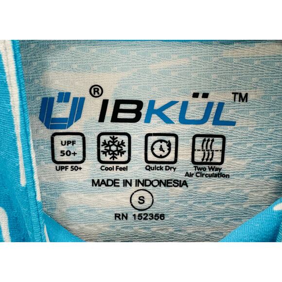 IBKUL Juno Print Cool Feel Mockneck 1/4 Zip Active Top Womens Size S Performance - Picture 5 of 8